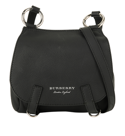 Bridle Crossbody, &pound;280, Handbags, Black, Leather, Front view